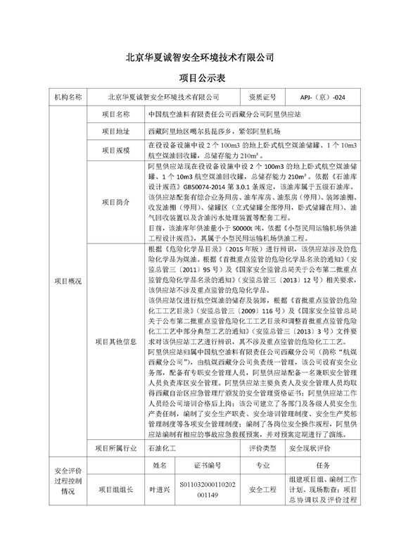 北京华夏项目公示表——西藏航煤阿里供应站_页面_1